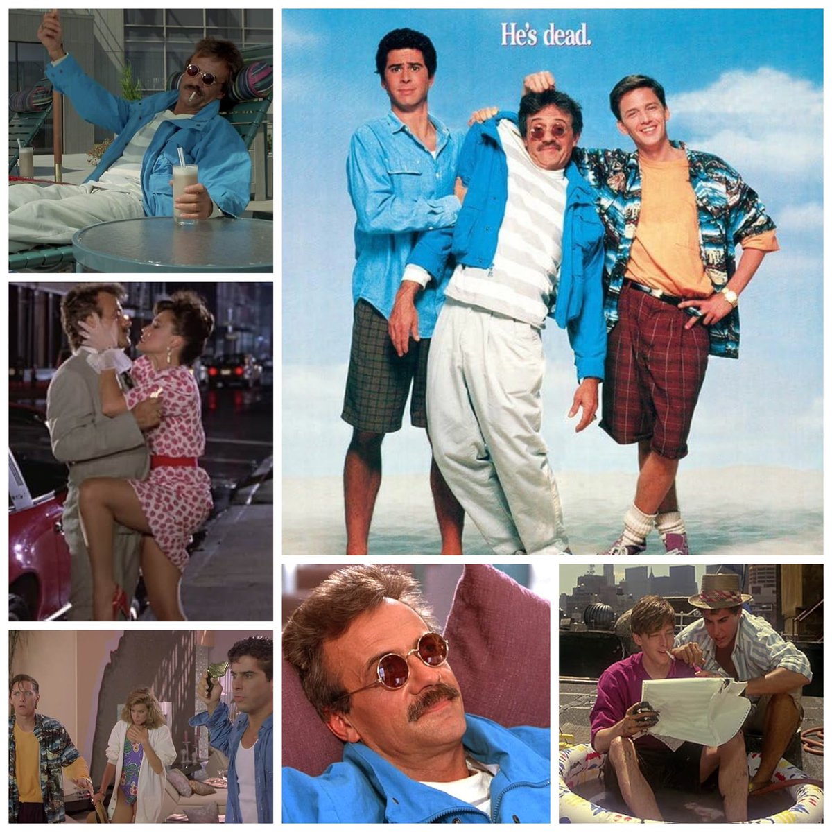 ricklovesthe80s's tweet photo. Happy 35th Anniversary!
‘Weekend At Bernie’s’ arrived in movie theaters on this day in 1989.
#weekendatbernies #onthisdayinmoviehistory #releasedonthisday #andrewmccarthy #jonathansilverman #terrykiser #80scomedy #the80s #the80srule https://t.co/aXkgTq4es1
