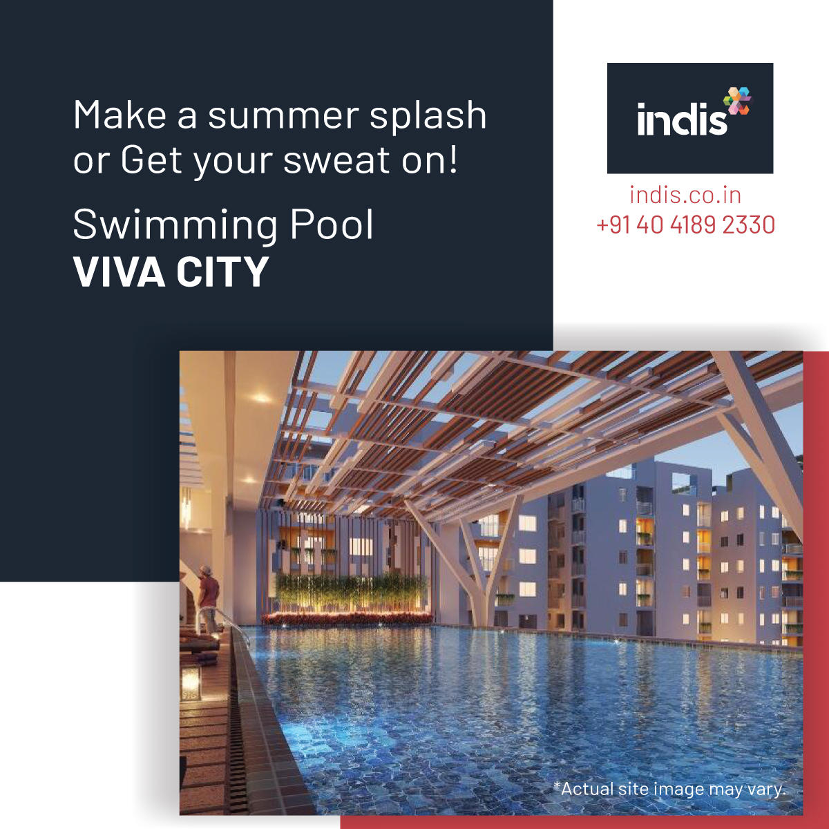 indisvivacity's tweet photo. @VIVACITY, you don't have to choose! Dive into our refreshing #swimmingpool or pump some iron at our fully-equipped #gym. Plus, enjoy access to a range of other amenities including tennis courts, spa, an aerobics/yoga room, &amp; more! @INDISHyd https://t.co/MOdV2qxLrw