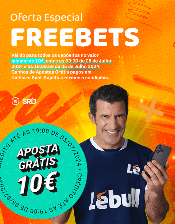 🟢SÓ HOJE🔴 

A <a href="/Lebull_pt/">Lebull Portugal</a>  (casa legal em 🇵🇹) tem uma oferta incrível 🤩

Para todos os depósitos hoje até às 17H00 oferece uma freebet de 10€ 👉 shorturl.at/4v1p8