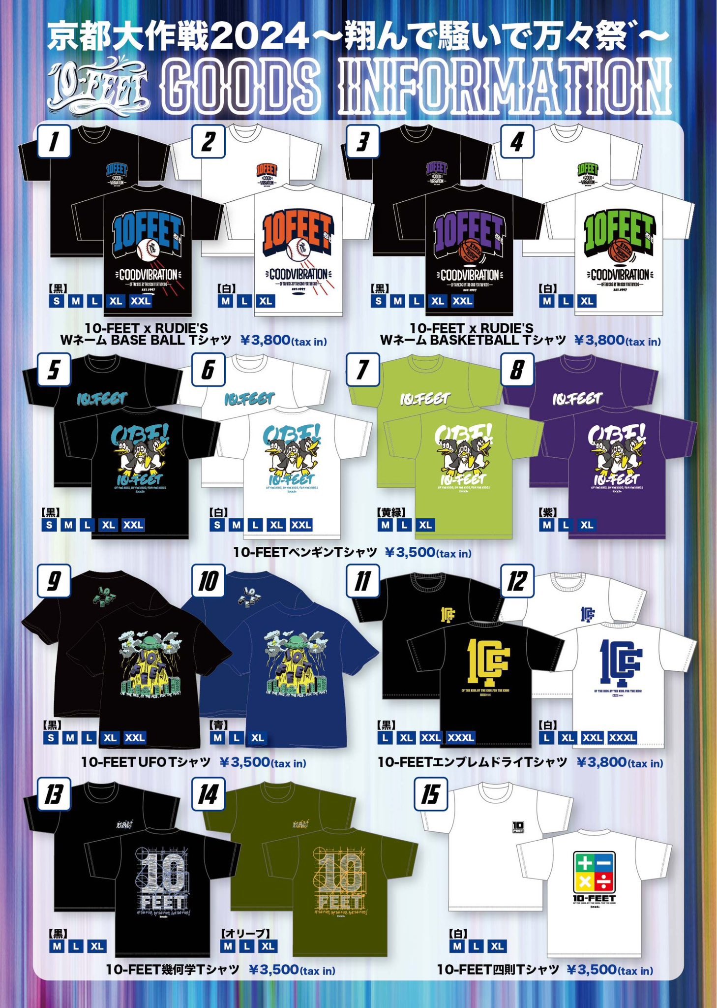 ⭐️試着のみ⭐️10-FEET x RUDIE'SWネーム BASE BALL T ⭐️試着のみ⭐️10-FEET x RUDIE'SWネーム BASE BALL T 10-FEET ×