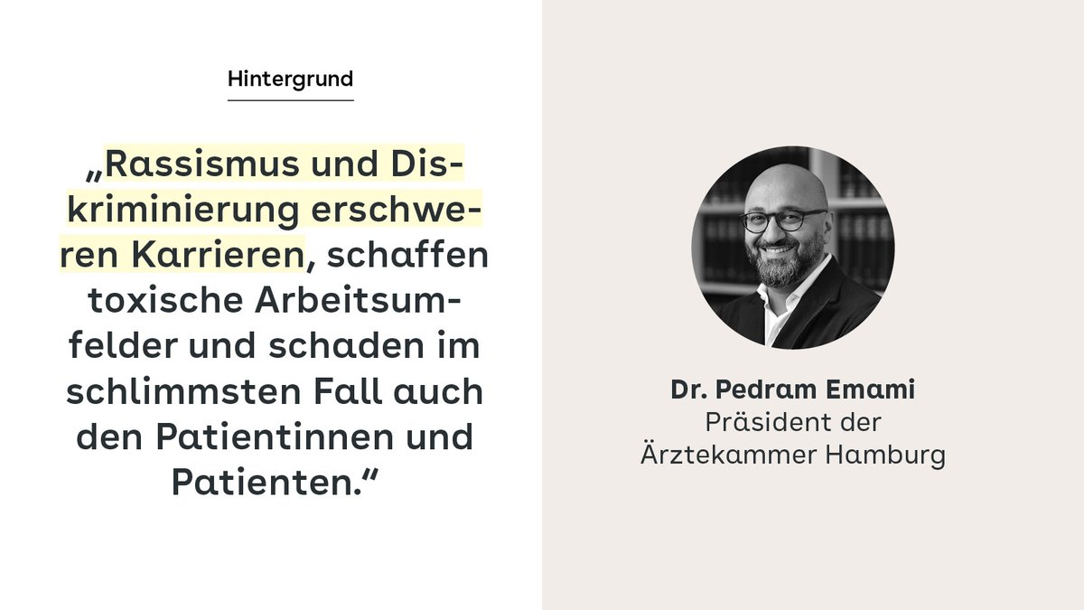 Gesundheit und Gesellschaft (@_ggdigital) on Twitter photo #Rassismus und #Diskriminierung sind für viele Menschen in Deutschland Alltag. Doch wie sieht es damit im Gesundheitssektor und in der Medizin aus? Dr. Pedram Emami <a href="/AEKHamburg/">Ärztekammer Hamburg</a> über Ursachen, Ausmaß und Folgen <a href="/DezimInstitut/">DeZIM-Institut</a>:
aok.de/pp/gg/magazine… #Rassismus und #Diskriminierung sind für viele Menschen in Deutschland Alltag. Doch wie sieht es damit im Gesundheitssektor und in der Medizin aus? Dr. Pedram Emami <a href="/AEKHamburg/">Ärztekammer Hamburg</a> über Ursachen, Ausmaß und Folgen <a href="/DezimInstitut/">DeZIM-Institut</a>:
aok.de/pp/gg/magazine…