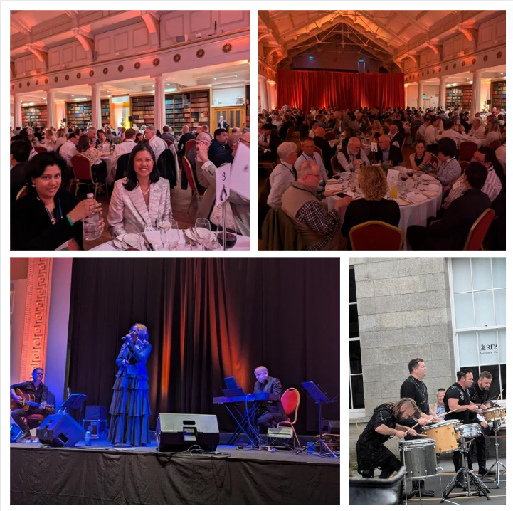 incose_org's tweet photo. Last night's #INCOSEIS Official Dinner at the Royal Dublin Society was an unforgettable blend of elegance, entertainment, and exceptional company!
#INCOSE #RDS #LisaLambe #SystemsEngineering #SystemsEngineer #Dublin https://t.co/WhWHgPWBKu