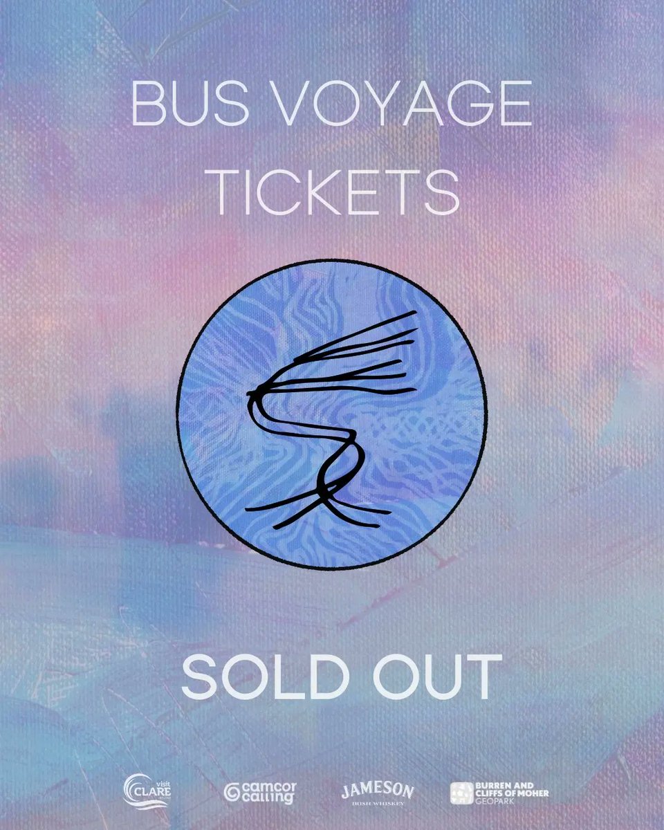 Common Threads (@common_threads_) on Twitter photo Woah, that was quick!
Bus Voyage tickets are now fully sold out.
Individual event tickets coming soon. Sign up to hear about it first
commonthreads.events
#commonthreads #ct24
<a href="/JamesonIreland/">Jameson Ireland</a> <a href="/ClareTourism/">VisitClare</a> <a href="/aillwee/">Aillwee Burren Experience</a> <a href="/BurrenGeopark/">Burren and Cliffs of Moher UNESCO Global Geopark</a> @camcorcalling_music Woah, that was quick!
Bus Voyage tickets are now fully sold out.
Individual event tickets coming soon. Sign up to hear about it first
commonthreads.events
#commonthreads #ct24
<a href="/JamesonIreland/">Jameson Ireland</a> <a href="/ClareTourism/">VisitClare</a> <a href="/aillwee/">Aillwee Burren Experience</a> <a href="/BurrenGeopark/">Burren and Cliffs of Moher UNESCO Global Geopark</a> @camcorcalling_music