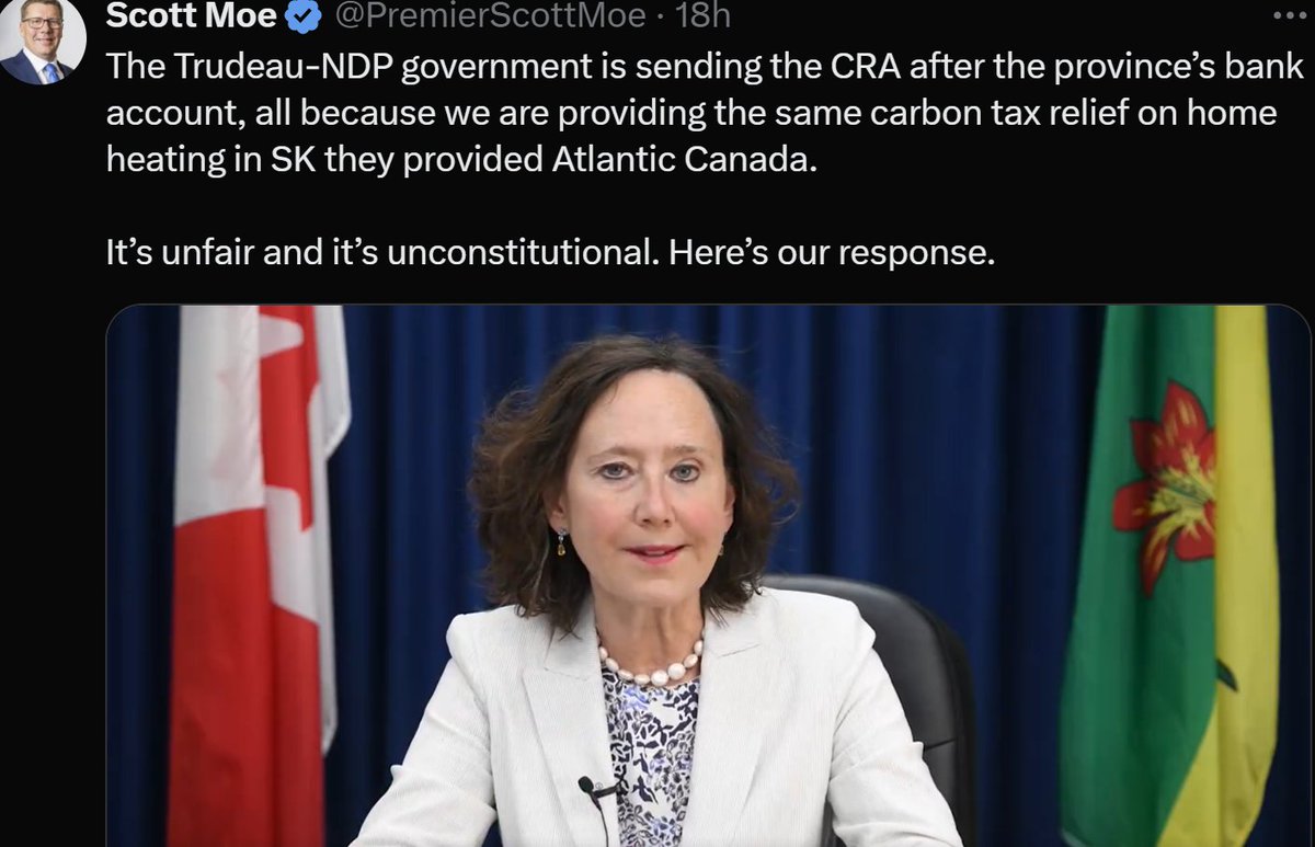 JeffWaltersSask's tweet photo. Should someone tell him that ANYONE who does not pay their taxes will have CRA "after them" ?

Playing the victim and creating angst against folks just doing their jobs is both unbecoming as a leader and dangerous

Wise up, Mr. Premier,  before someone gets hurt

#skpoli #Sask https://t.co/LfEeFYaIwc