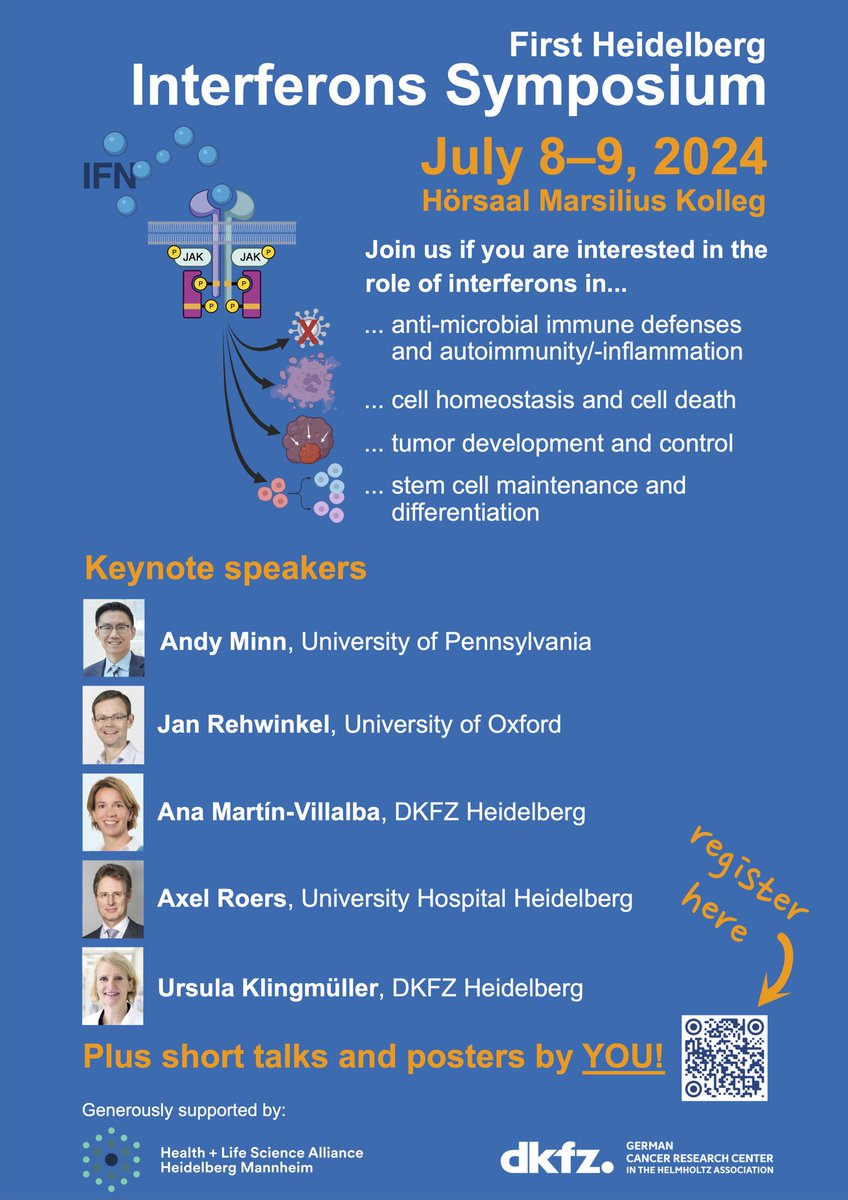 Excited to be joining the First Heidelberg Interferon Symposium next week!