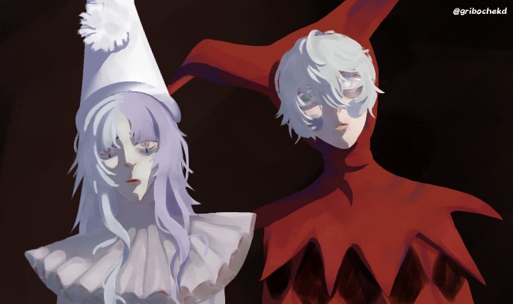 Арлекино и Пьеро 
#BSD #siglai #gogsigma #sigma #nikolaigogol