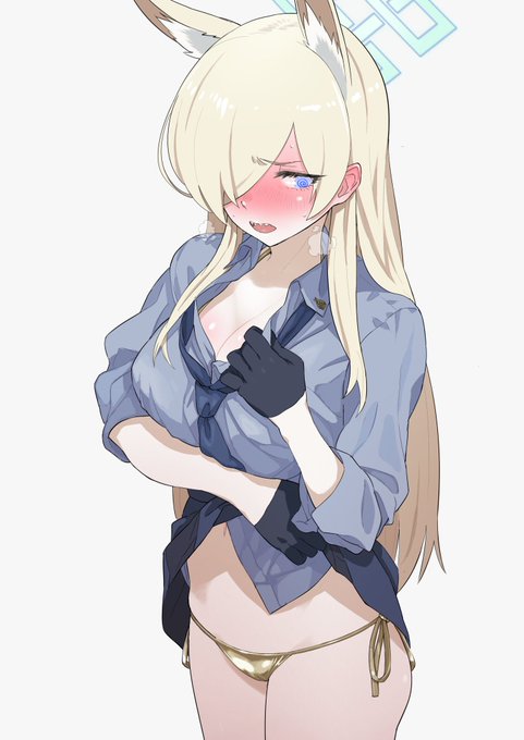 『水着似合ってるね!』
『仕事用じゃない水着も見てみたいな』

舞い上がって一時的に思考力がぶっ壊れ『彼氏が喜ぶ水着』を検索してしまった結果何かを勘違いし、制服の下に爆弾を仕込んできたカンナの絵です。

ー数秒後、先生は爆発する。 