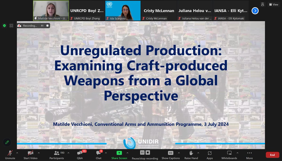 UNRCPD's tweet photo. 🔔Day 4 of #DisarmamentToolkit, we explored #ConventionalWeapons with professionals. 📢We also held comprehensive discussions on the role of civil society in small arms control. @Ida_SL @CristyMcLe @UNODC @UNODC_Firearms @ODA_Geneva @UNIDIR @IANSAnetwork @MAGsaveslives https://t.co/CFRNDFW0kY