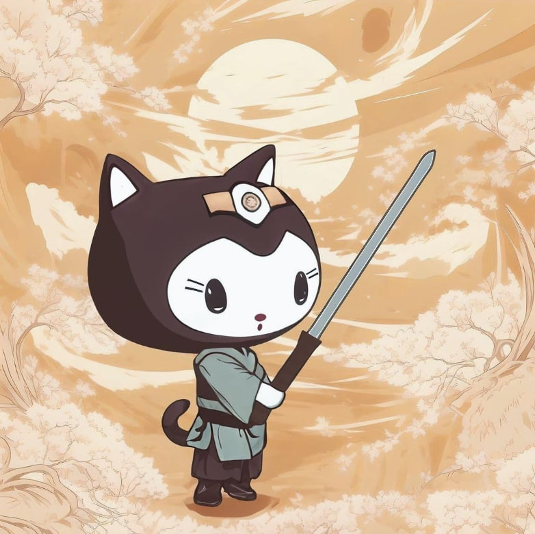 KittyInuDAO's tweet photo. feline fierce ⚔️ https://t.co/2LUePQwkTx