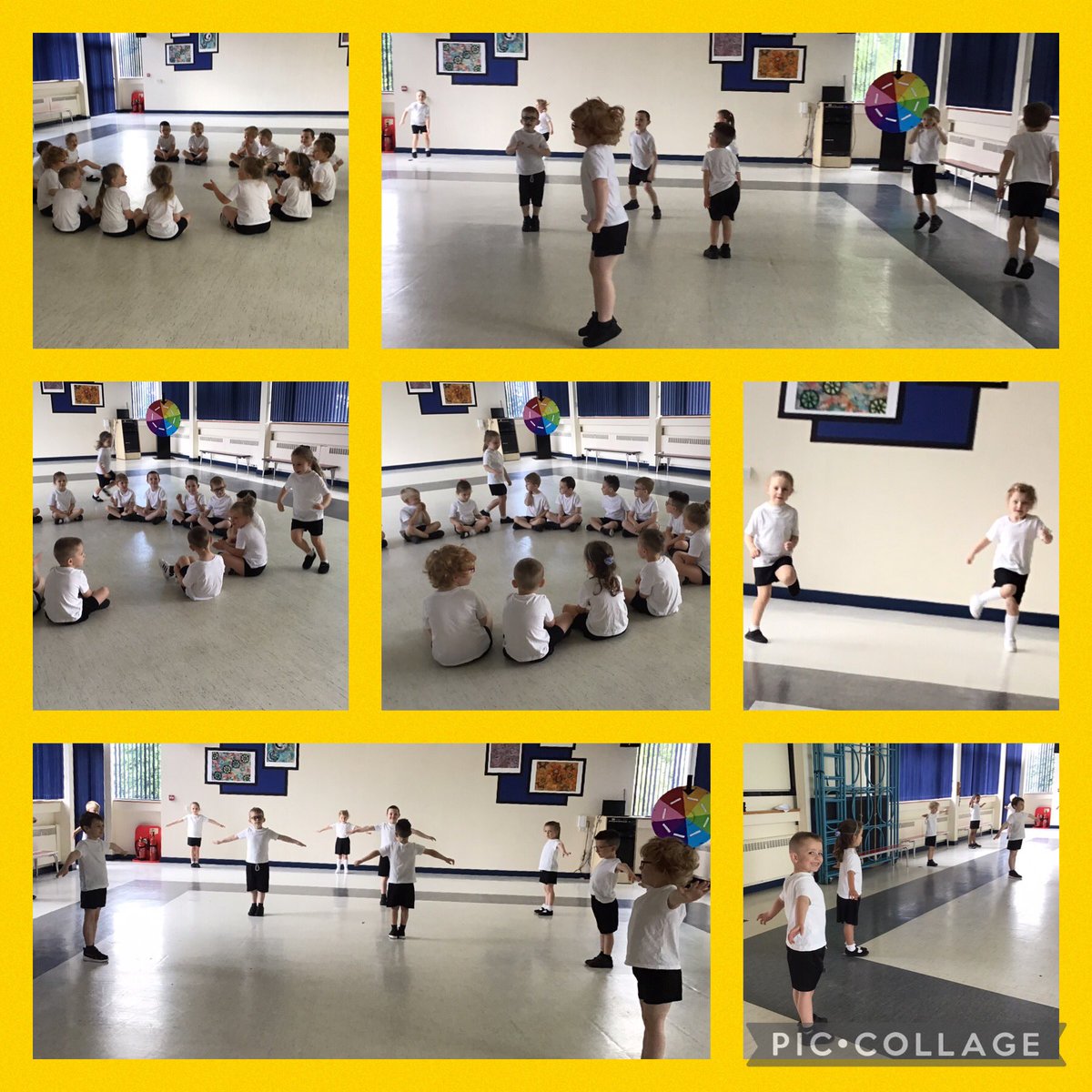 GrangeMrsJ's tweet image. Reception have had great fun by warming up for P.E by playing ‘duck duck goose’ and the ‘bean game’. We then worked with #multiflex by developing our ball skills Xx. #GrangePE #active @GrangeMissA @GrangeMissBol