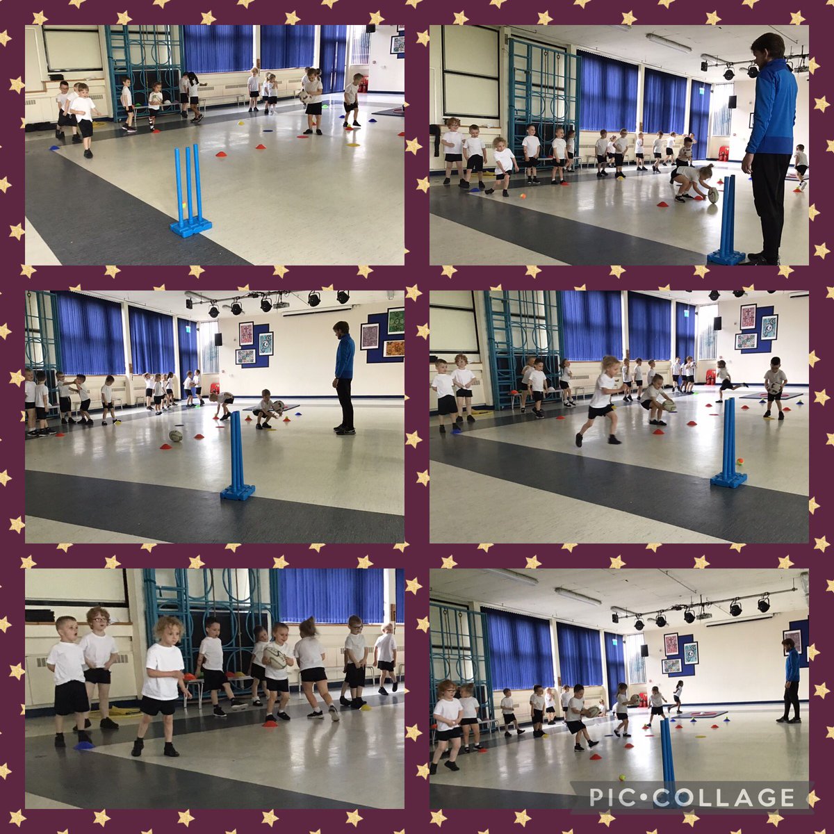 GrangeMrsJ's tweet image. Reception have had great fun by warming up for P.E by playing ‘duck duck goose’ and the ‘bean game’. We then worked with #multiflex by developing our ball skills Xx. #GrangePE #active @GrangeMissA @GrangeMissBol