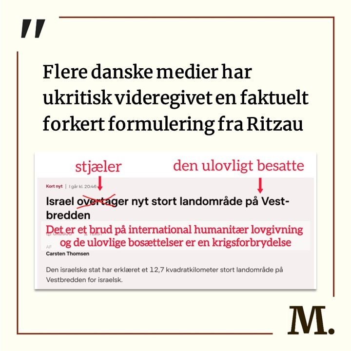 mediekritisk_n's tweet photo. 1/4 Ny lynanalyse fra Mediekritisk Netværk

Flere danske medier har ukritisk videregivet en faktuelt forkert formulering fra Ritzau

#dkpol #dkmedier https://t.co/bLmexnoSEa