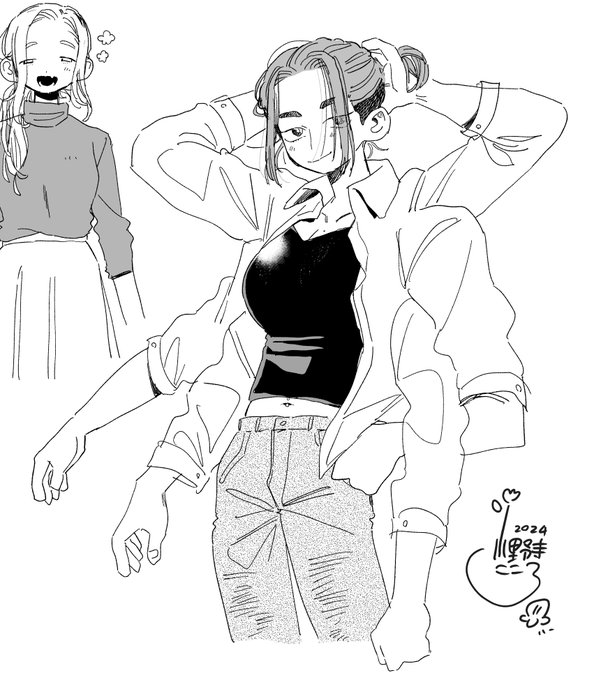 次描く読切のキャラデザ