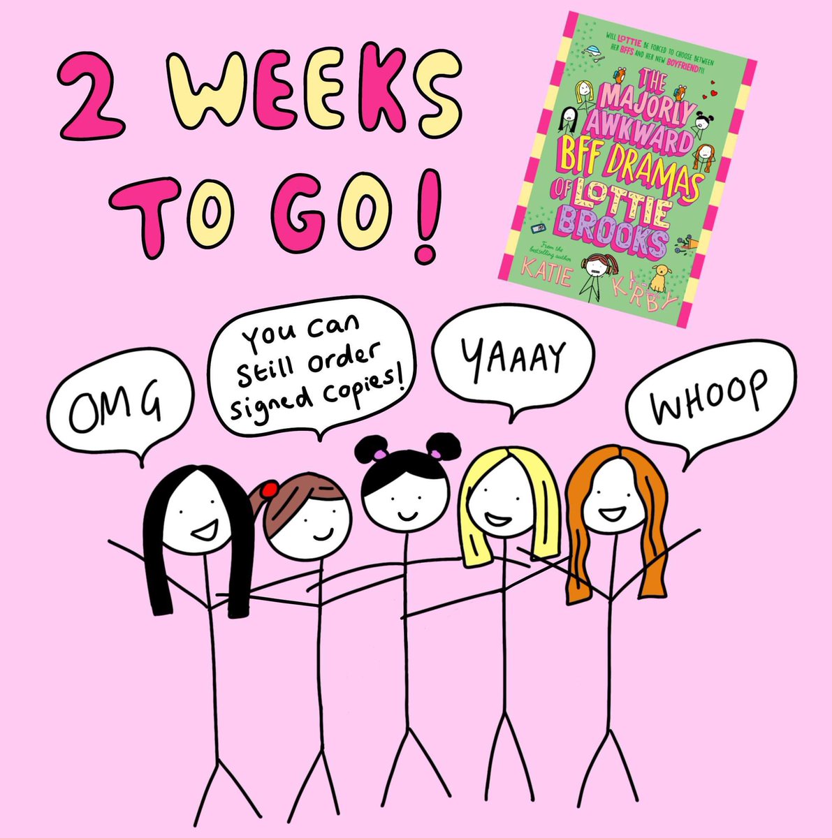 Lottie would like to give you a friendly reminder than her new diary is out 2 weeks today. Her friends are all SUPER EXCITED about it... although they may change their minds when they see what she's written about them #awks😳

Get your signed copies here: 
linktr.ee/LottieBrooks