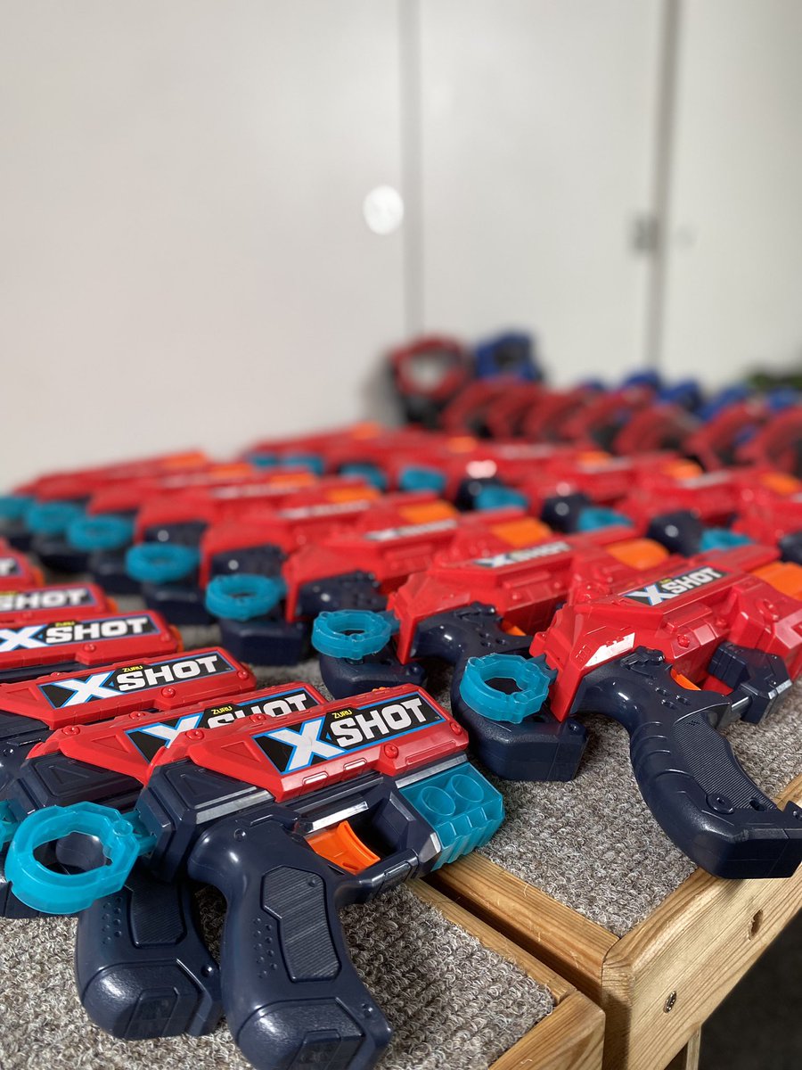 SportsXtraSW's tweet image. Nerf Battle Camps Summer 2024
Using our state of the art Nerf guns and soft tip bullets, your child will use team work, agility and problem solving putting them to the ultimate test!
Go to sports-xtra.com to book now!