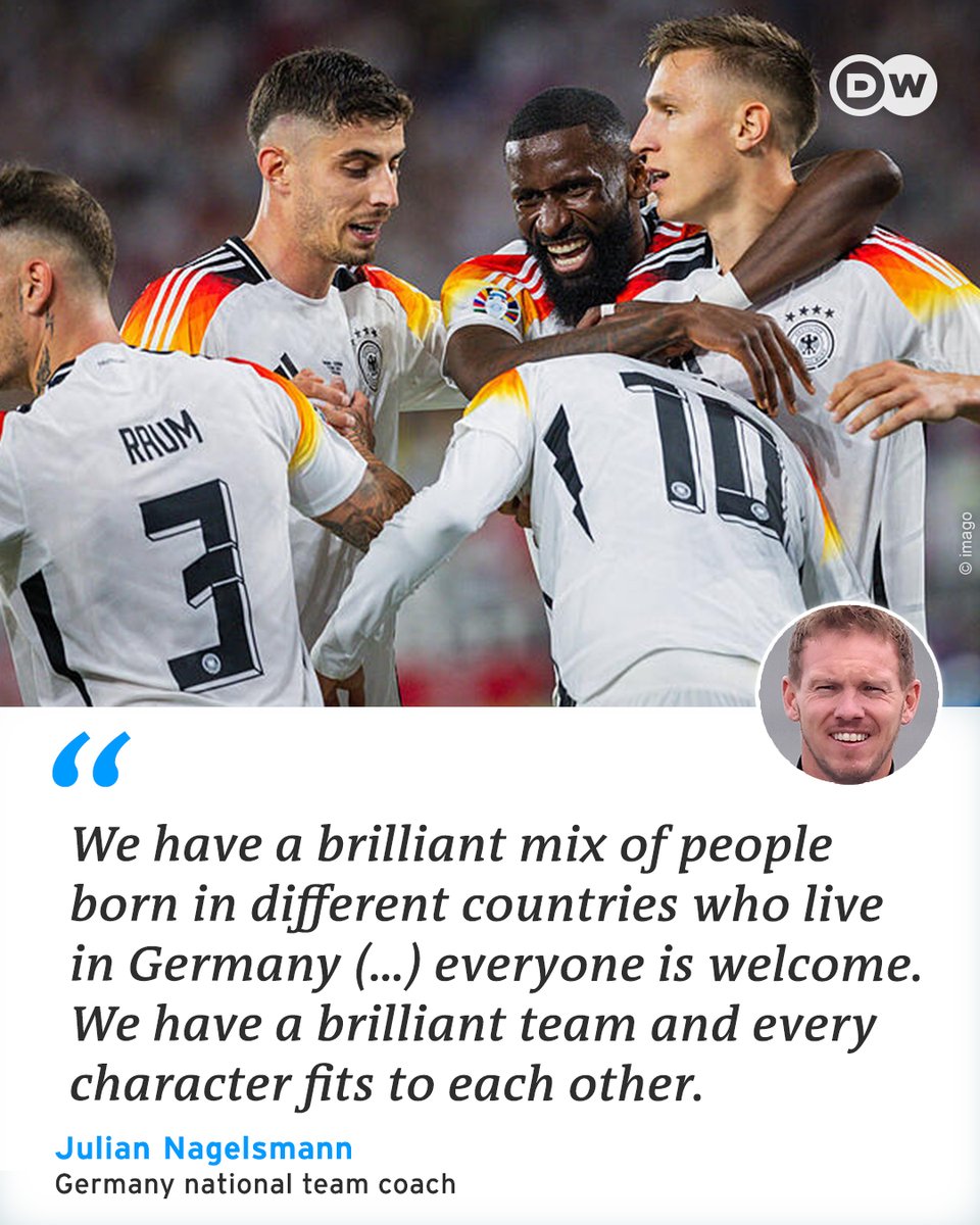 Germany coach Nagelsmann has a message for far-right critics of his team.

#EURO2024