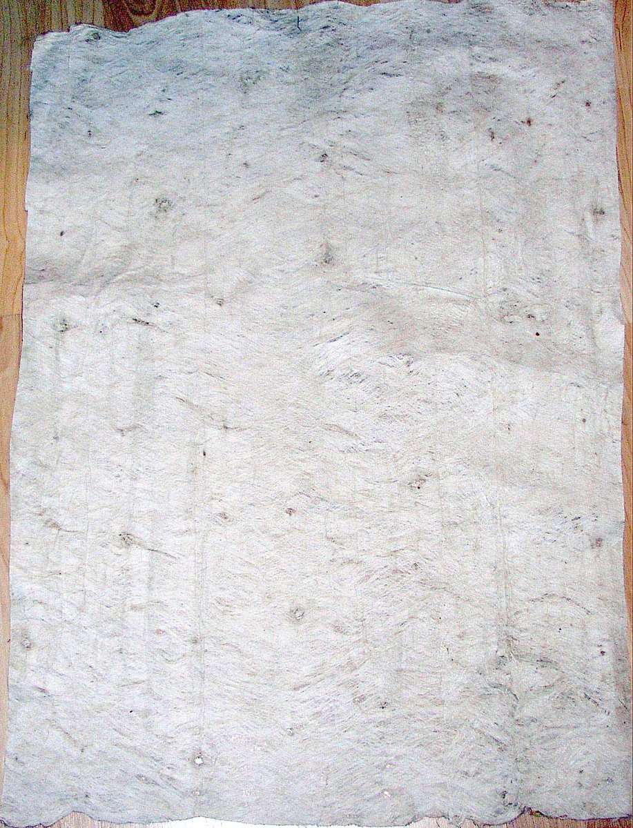 Some of our naturally dyed Tapa, (White) 24x36 or by the roll.
