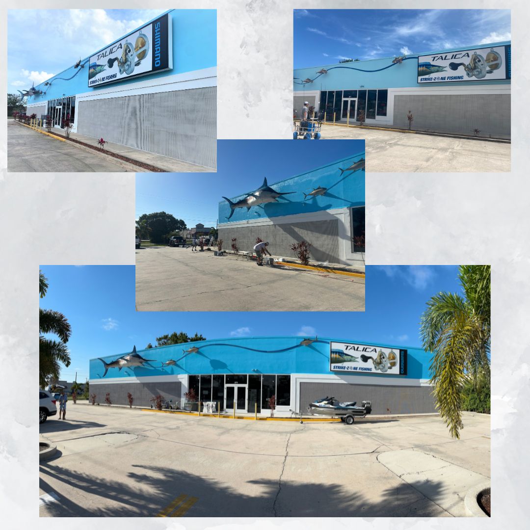 Strike_Zone_Mel's tweet photo. Strike- Zone Melbourne recently underwent a bit of a facelift! 
A fresh coat of paint thanks to Elegant Painting LLC! 
#Strikezonemelbourne #Florida #Inshorefishing #Offshorefishing #Shoplocal https://t.co/RUPLXuYs15