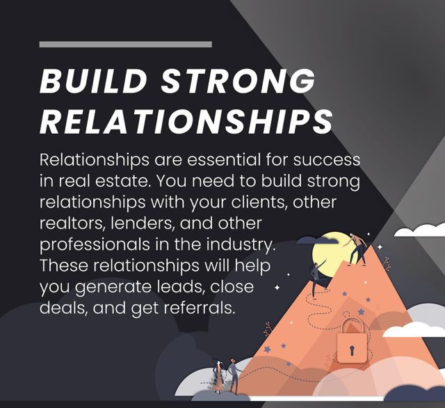 IntroLend's tweet image. Relationships are essential for success in #RealEstate. You need to build strong relationships with your clients, other realtors, lenders & other industry professionals. These relationships will help you generate leads, close deals & get referrals. #FeelGoodFriday #SalesTips