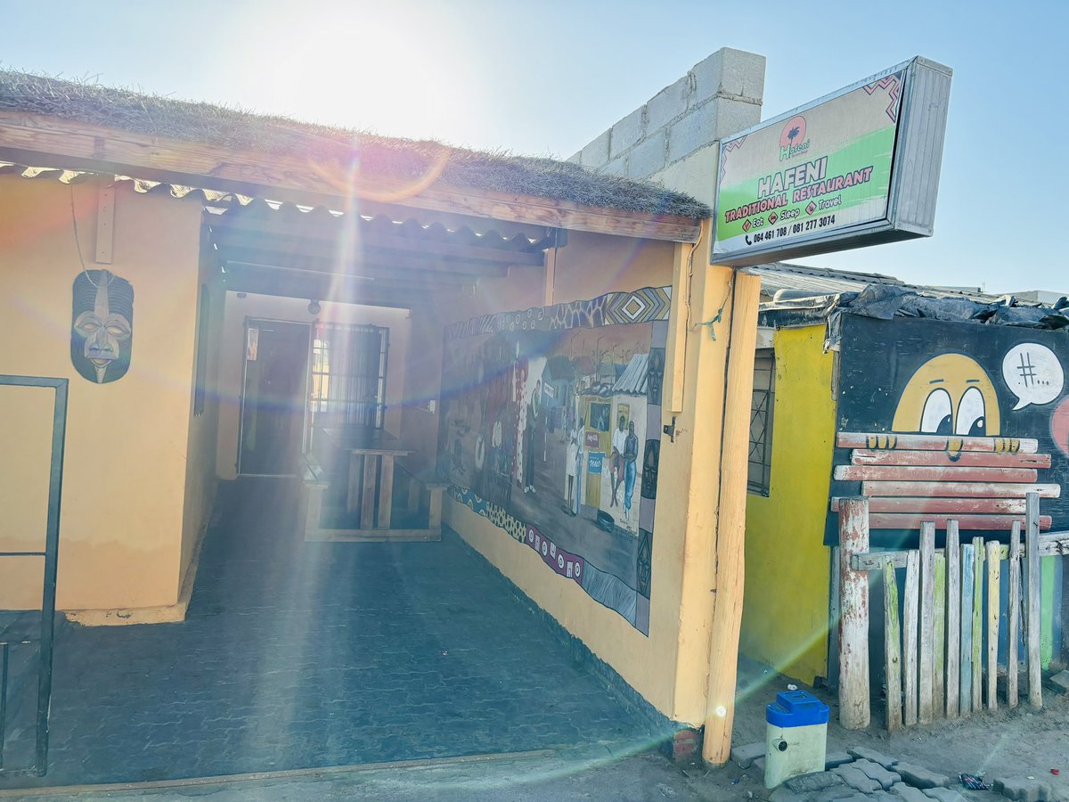 JacksonMuma's tweet photo. In Swakopmund, we visit Hafeni Traditional Restaurant for best meals, #Heinrich Hafeni #swaitex https://t.co/aTr11R3fv6