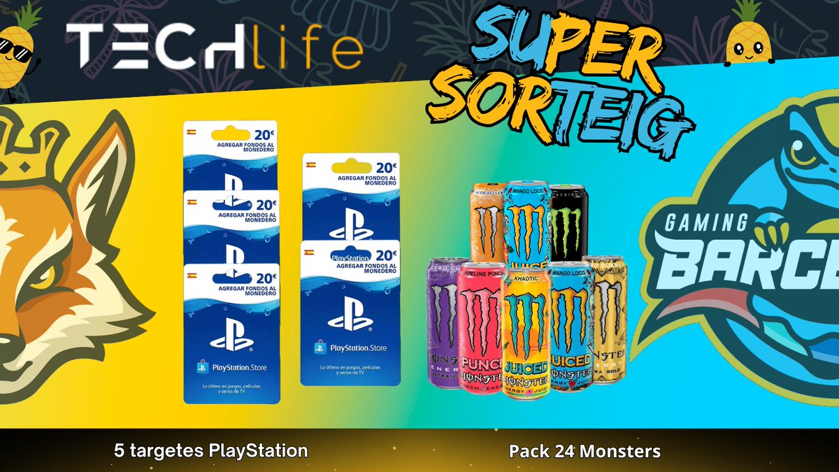 Inauguramos Twitter por todo lo alto! Os traemos un sorteo en colaboración con <a href="/GamingBarxelona/">Gaming Barcelona eSports Club</a> para todos los gamers!! ,mucha suerte!!
✅ Seguir a <a href="/techlife_pc/">Tech Life Informática</a> 
✅ Seguir a <a href="/GamingBarxelona/">Gaming Barcelona eSports Club</a> 
✅ Dar me gusta a la publicación y compartir
✅ Etiqueta a 2 amigos