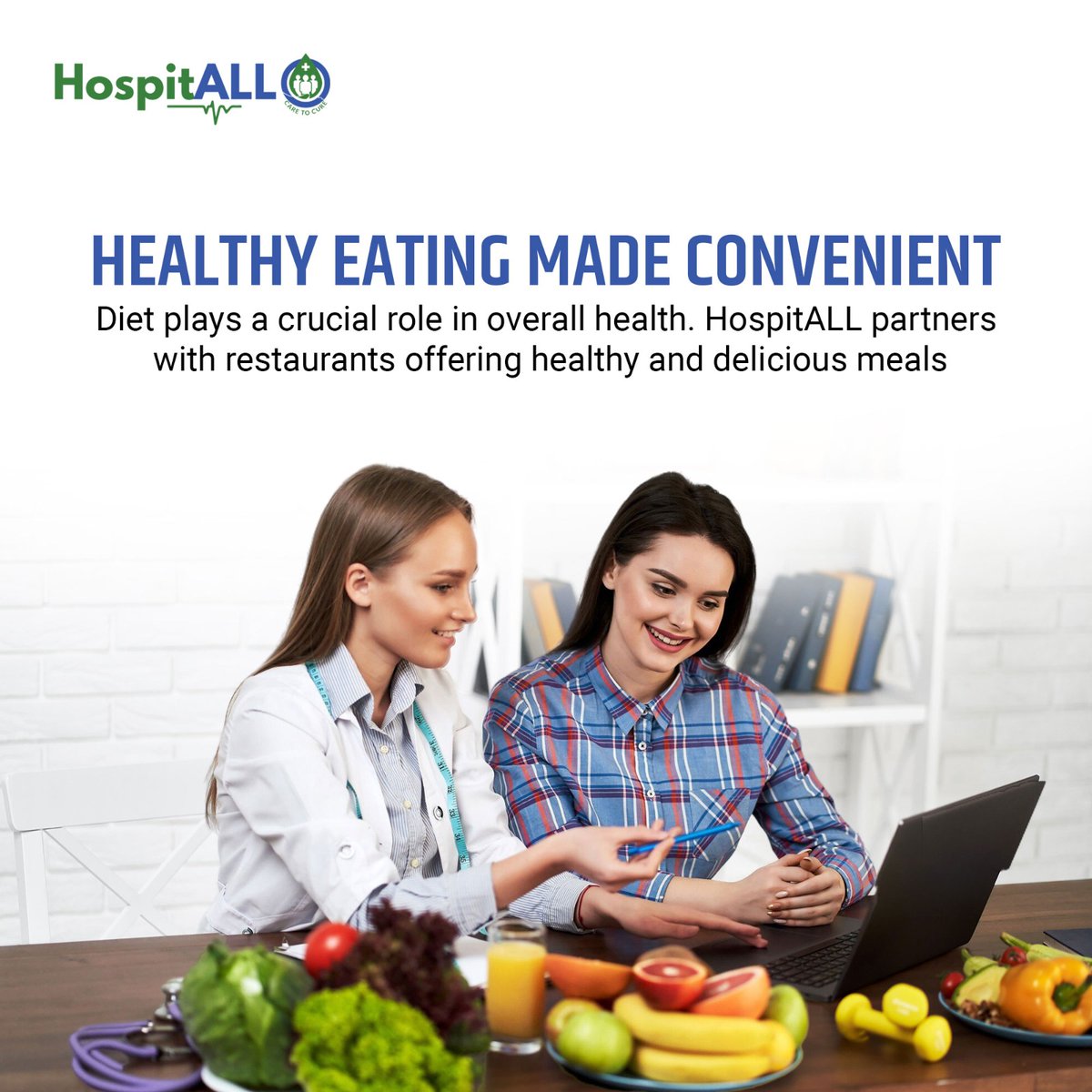 HelloHospitALL's tweet photo. Deliciously Healthy, Conveniently Yours! 🍏🌟

Enjoy nutritious meals from our partner restaurants and take a step towards better health with HospitALL.

#HealthMatters #KnowledgeIsPower #StayFit #Wellness #Telemedicine #HospitALL https://t.co/IgXZGRtBaD