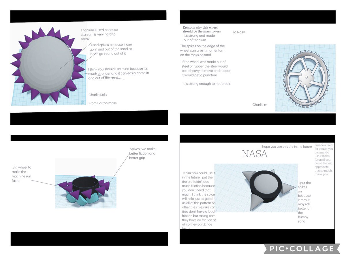 Hey <a href="/NASA/">NASA</a>, Y5 have worked hard using CAD to design a new wheel for the next Mars Rover. Let us know if you want any more information. <a href="/kapowprimary/">Kapow Primary</a>