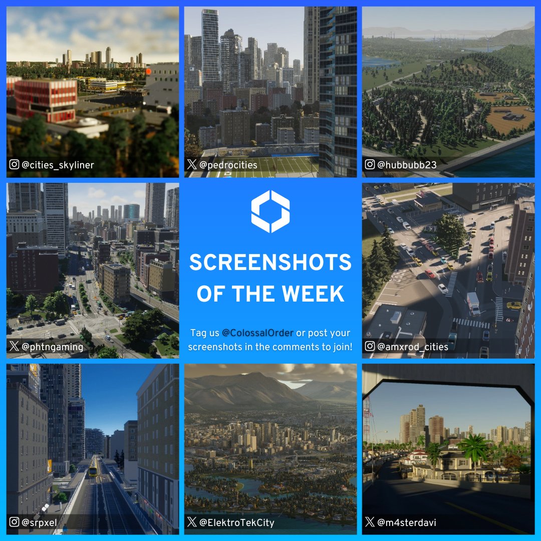 ColossalOrder's tweet photo. Screenshots of the Week is taking a break while we're away, but we have time to admire one last round before we go. 😍

Tag us @ColossalOrder or share your screenshots in the comments to join. 💙

Featured: @ElektroTekCity @m4sterdavi @pedrocities @phtngaming #CitiesSkylines2 https://t.co/HK87Xq5had