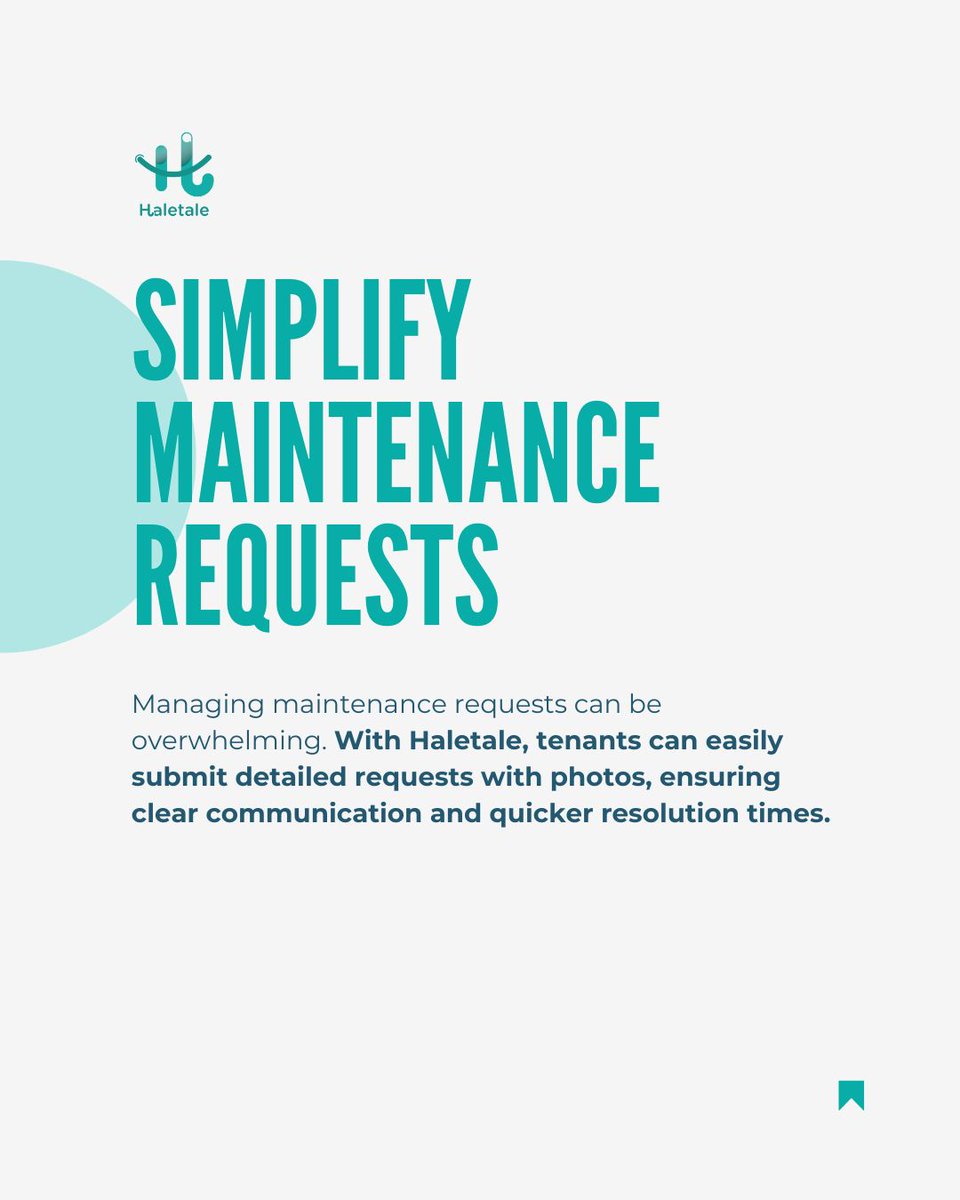 Haletale_Inc's tweet photo. Streamline your maintenance management with Haletale! Clear communication, real-time coordination, and automated updates make property maintenance a breeze. Focus on growth while we handle the rest. 

#PropertyManagement #Efficiency #TenantSatisfaction" https://t.co/Pf1ysBzShI