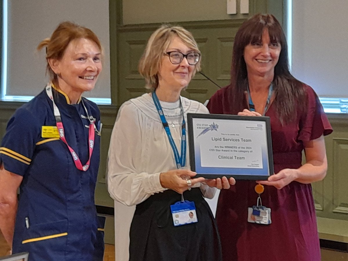 labs2me's tweet image. Attending the CSS Star Awards and the Divisional Lipid Services Team have just won the CSS  Clinical Team Award category.  Well done team, what a great achievement.@LabMedicineMFT @MFT_CSS