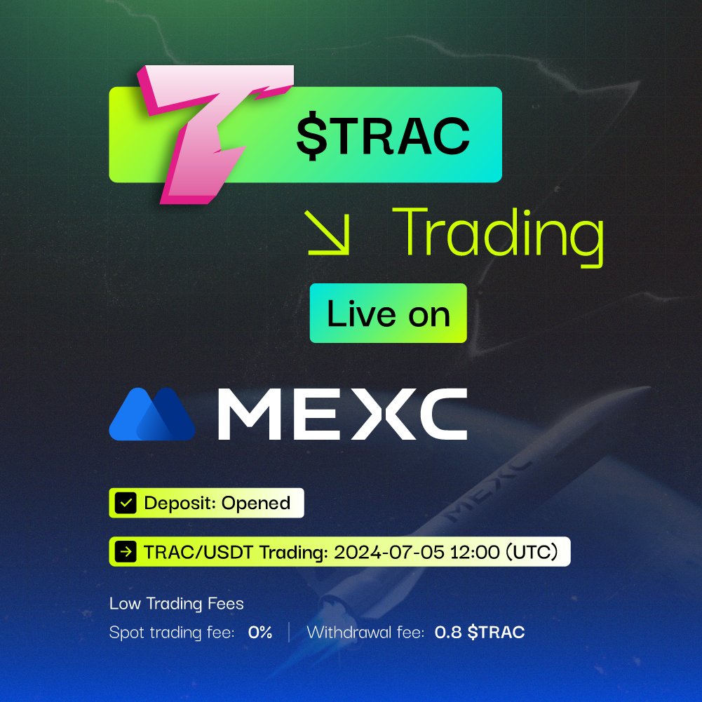 Trac Network (@trac_btc) on Twitter photo $TRAC ๐ข๐ฌ ๐๐๐๐ ๐จ๐ง <a href="/MEXC_Official/">MEXC</a> ๐
MEXC offers our community:
๐ฐ๐๐จ๐ฐ ๐๐ซ๐๐๐ข๐ง๐ ๐
๐๐๐ฌ!
Spot trading fee: 0%
Withdrawal fee: 0.8 $TRAC
๐๐๐ซ๐๐๐ญ๐๐ซ ๐๐ข๐ช๐ฎ๐ข๐๐ข๐ญ๐ฒ!
๐๐๐ซ๐๐๐ญ๐๐ซ ๐ ๐ฅ๐จ๐๐๐ฅ ๐๐จ๐ฏ๐๐ซ๐๐ ๐!
Use referral link below $TRAC ๐ข๐ฌ ๐๐๐๐ ๐จ๐ง <a href="/MEXC_Official/">MEXC</a> ๐
MEXC offers our community:
๐ฐ๐๐จ๐ฐ ๐๐ซ๐๐๐ข๐ง๐ ๐
๐๐๐ฌ!
Spot trading fee: 0%
Withdrawal fee: 0.8 $TRAC
๐๐๐ซ๐๐๐ญ๐๐ซ ๐๐ข๐ช๐ฎ๐ข๐๐ข๐ญ๐ฒ!
๐๐๐ซ๐๐๐ญ๐๐ซ ๐ ๐ฅ๐จ๐๐๐ฅ ๐๐จ๐ฏ๐๐ซ๐๐ ๐!
Use referral link below