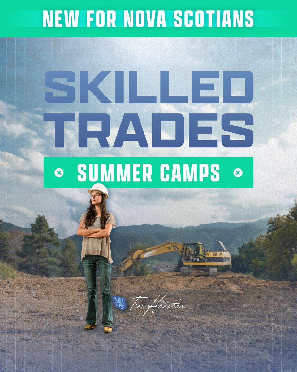 This summer, we’re funding camp programs for youth ages 12-15 to explore skilled trades like construction, manufacturing, and cooking. 🛠️👩‍🍳 In partnership with NSCC and industry leaders, these camps offer hands-on experience and career exploration. This is part of our plan to
