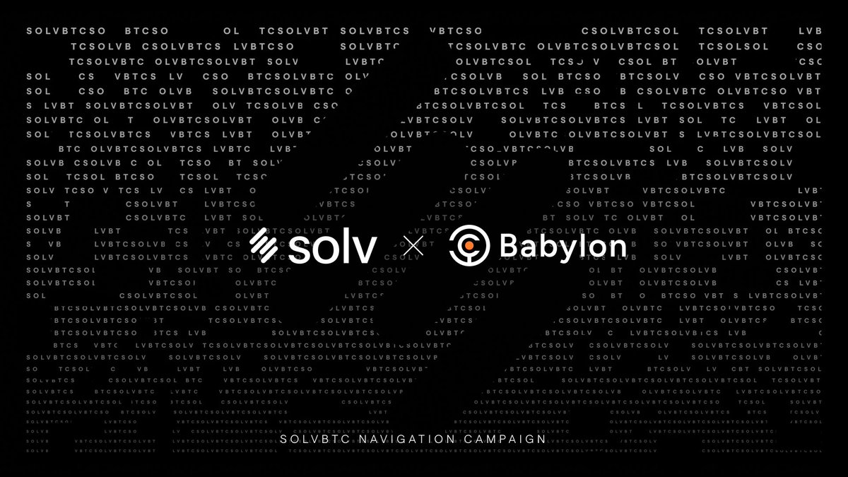 SolvProtocol's tweet photo. Introducing SolvBTC.BBN, A Liquid Staking Token for Bitcoin💫

We're thrilled to announce the launch of SolvBTC.BBN, a Liquid Staking Token for Bitcoin, in preparation for @babylon_chain's mainnet!

Stake your Bitcoin with Solv today!
https://t.co/A61WWI5e5C

🧵👇