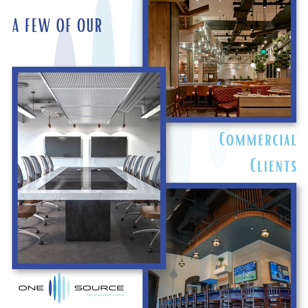 OneSourceSys's tweet photo. What's in our name?  

One Source Systems was created to be your technical expert in electrical, audiovisual, IT, security, lighting and shading design in both commercial and residential environments. 

Give us a shout:
(888) 503 1768 
https://t.co/QeXSb8XtNl https://t.co/yabtlWplLL