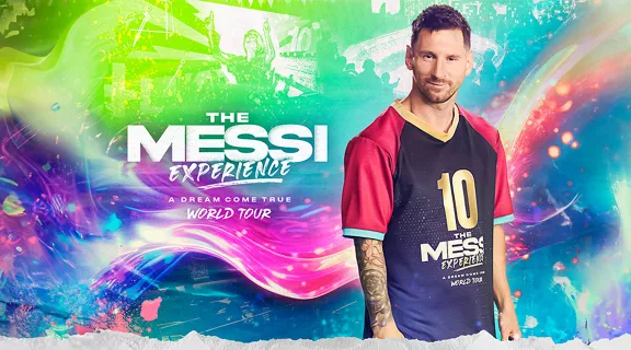 FIUalumni's tweet photo. Want to showcase your fútbol skills? 😹 Immerse in Messi’s career with 9 themed rooms, fun for the whole family. Get tickets: https://t.co/PPnIdcDpDU 🐾
#FIUAlumni #MessiExperience #SoccerLegend #PantherPride https://t.co/bvmHNOx0Ep