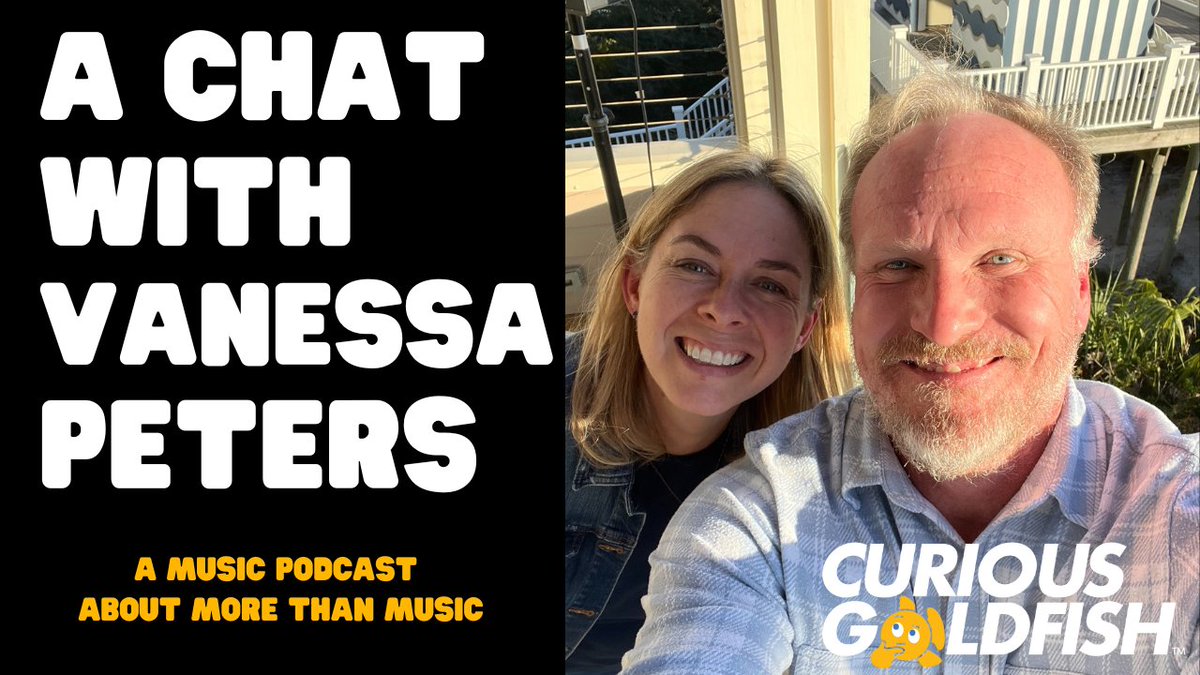 Curious Goldfish Podcast (@curiosity_fish) on Twitter photo Now available on YouTube! I spoke with <a href="/vanessapeters/">Vanessa Peters</a> earlier this year about her new album, "Flying on Instruments," the impact of COVID on her career, and whether Ted Lasso and Mary Poppins are kindred spirts. Curious Goldfish is a Music Podcast About More Than Music. Now available on YouTube! I spoke with <a href="/vanessapeters/">Vanessa Peters</a> earlier this year about her new album, "Flying on Instruments," the impact of COVID on her career, and whether Ted Lasso and Mary Poppins are kindred spirts. Curious Goldfish is a Music Podcast About More Than Music.
