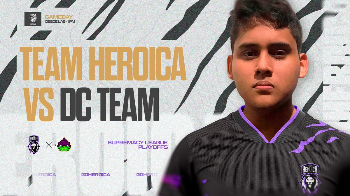 🟣 #CR - MATCH DAY ⚪

Tenemos a la presa al frente manada solo hay que casarla, estamos listos.🦁

¡A Por La Presa Manada!

🏆 <a href="/CR_Supremacy/">Supremacy League</a>
🔹️ Play Offs
🆚 <a href="/DCTeamCR/">DC Team</a>
⏰ 16:00 PM 🇵🇪  15:00 PM 🇲🇽

📺  Twitch.tv/Kevincitogt
🎙️  <a href="/kevincito_CR/">Kevincito</a>  • <a href="/Misterio_sr24/">Misterio</a>

#WeAreTHeLions
