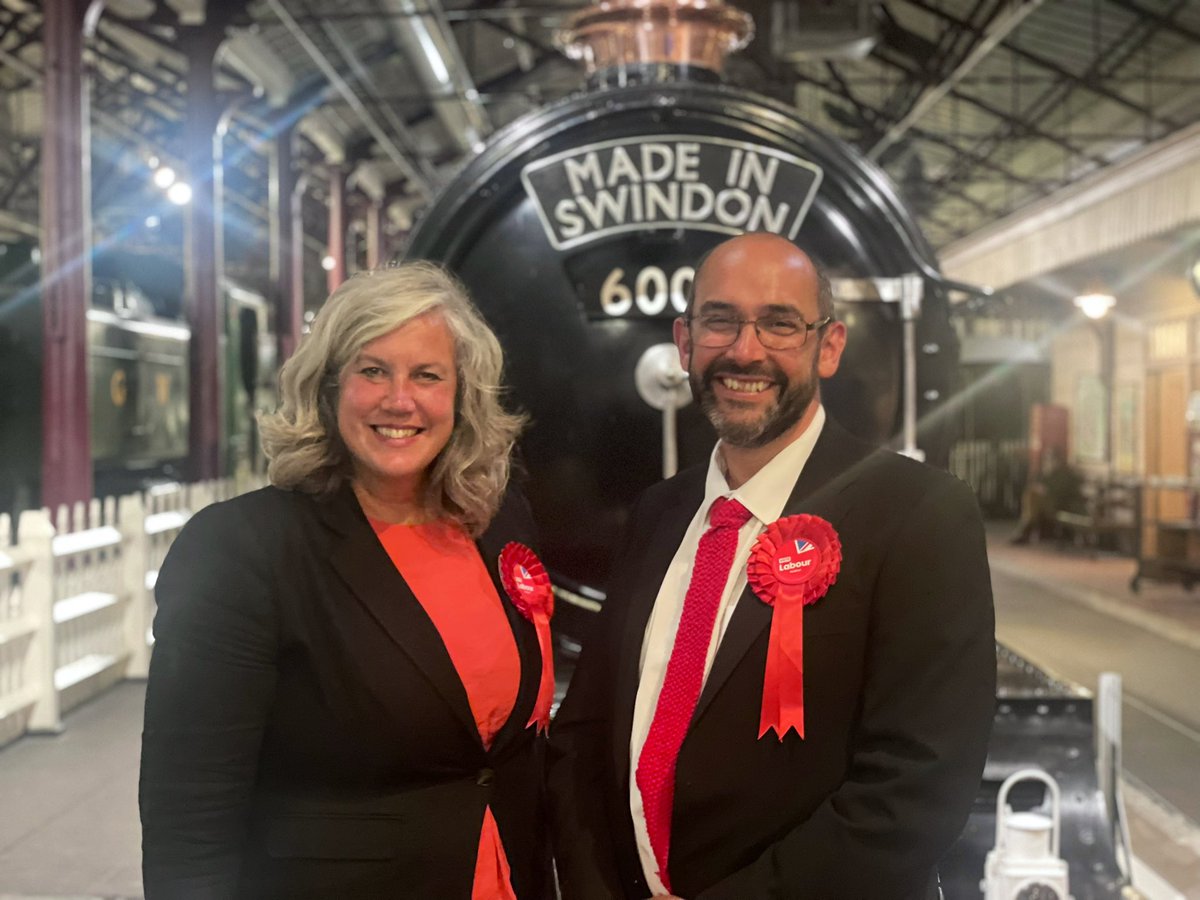 Thank you so much to everyone who voted Labour in #Swindon yesterday. Change starts here. 

To those who voted for other parties, I am here for you. I will serve everyone - irrespective of party politics - with dedication and humility. 

I won’t let you down.
