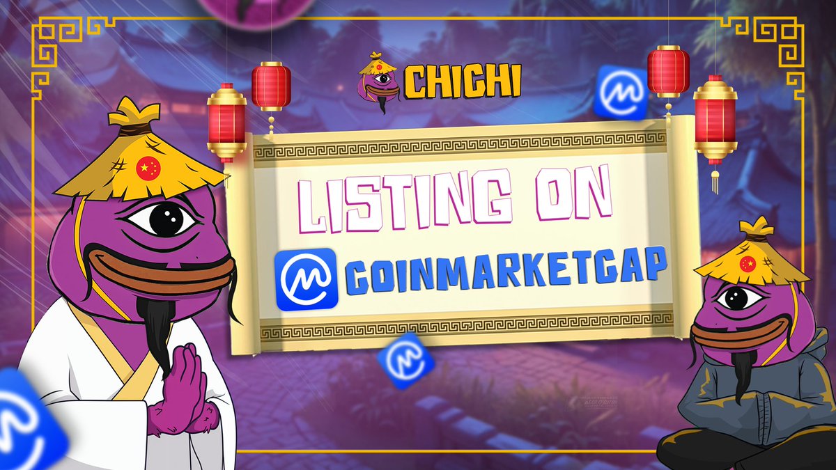 ChiChi | Solana | PinkSale (@chichicoin_sol) on Twitter photo $Chichi is now listing on <a href="/CoinMarketCap/">CoinMarketCap</a>
Request ID: (946385)
#Chichi #Cmc #CoinMarketCap #listing #Solana $Chichi is now listing on <a href="/CoinMarketCap/">CoinMarketCap</a>
Request ID: (946385)
#Chichi #Cmc #CoinMarketCap #listing #Solana