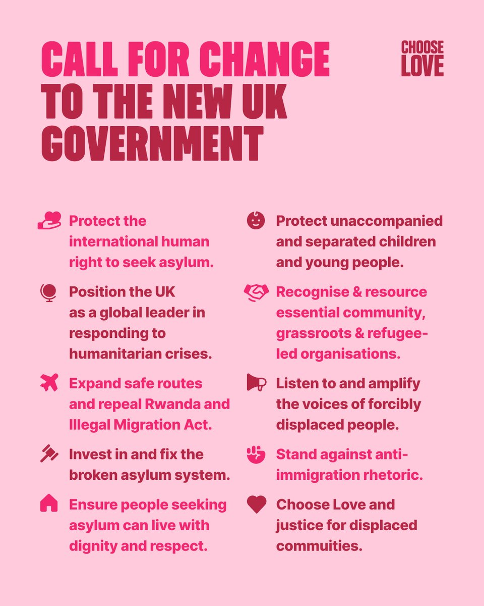 chooselove's tweet photo. Today, Labour has won the general election with a landslide majority for the first time in 14 years and Sir Kier Starmer has become the UK's new Prime Minister. https://t.co/8C0XWNnwjF