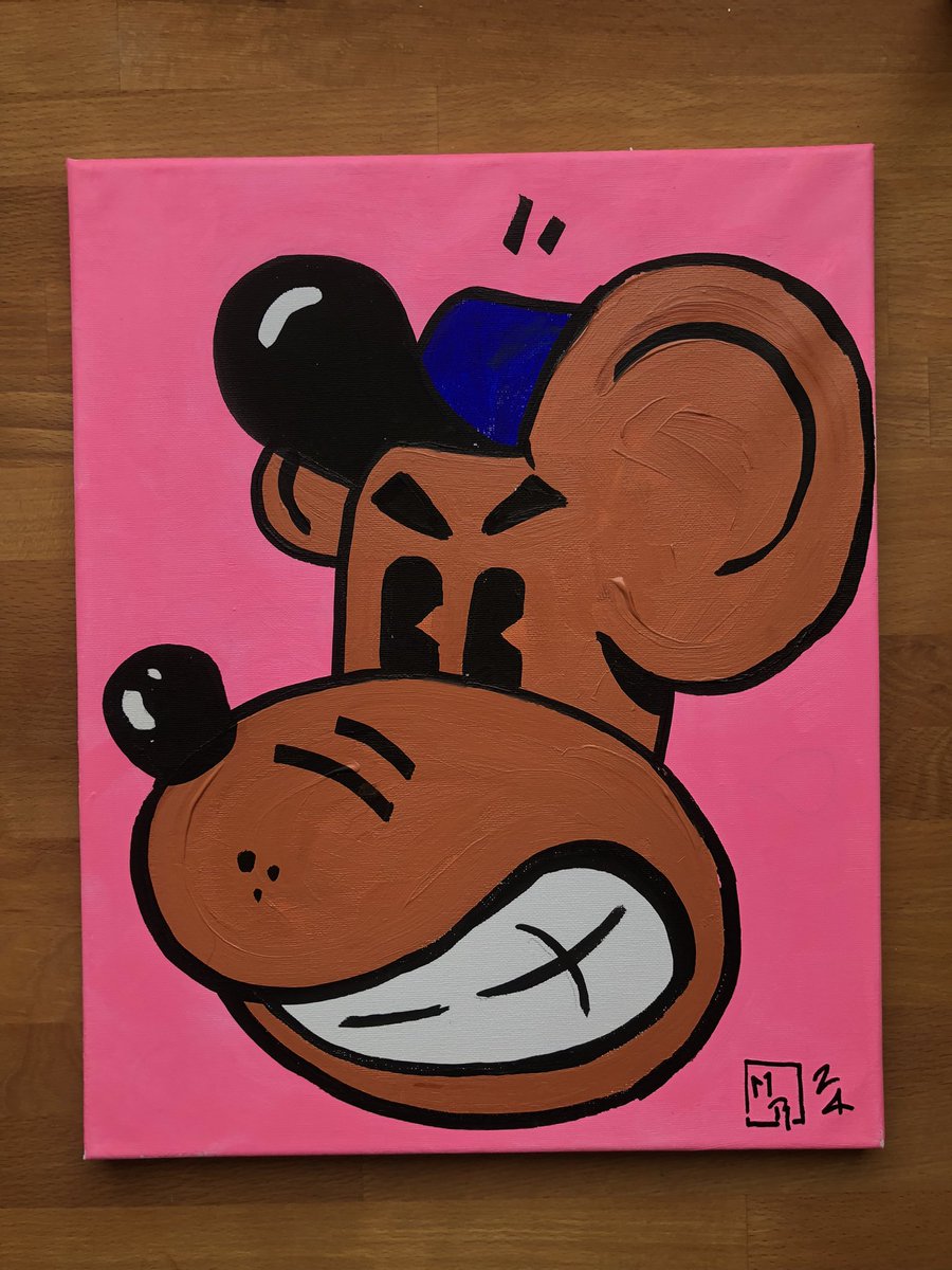 målade en tavla lol