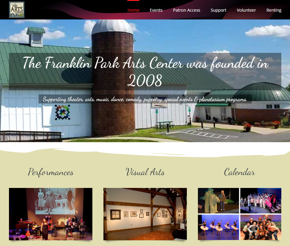 FoFrank Prk Arts Ctr tweet media