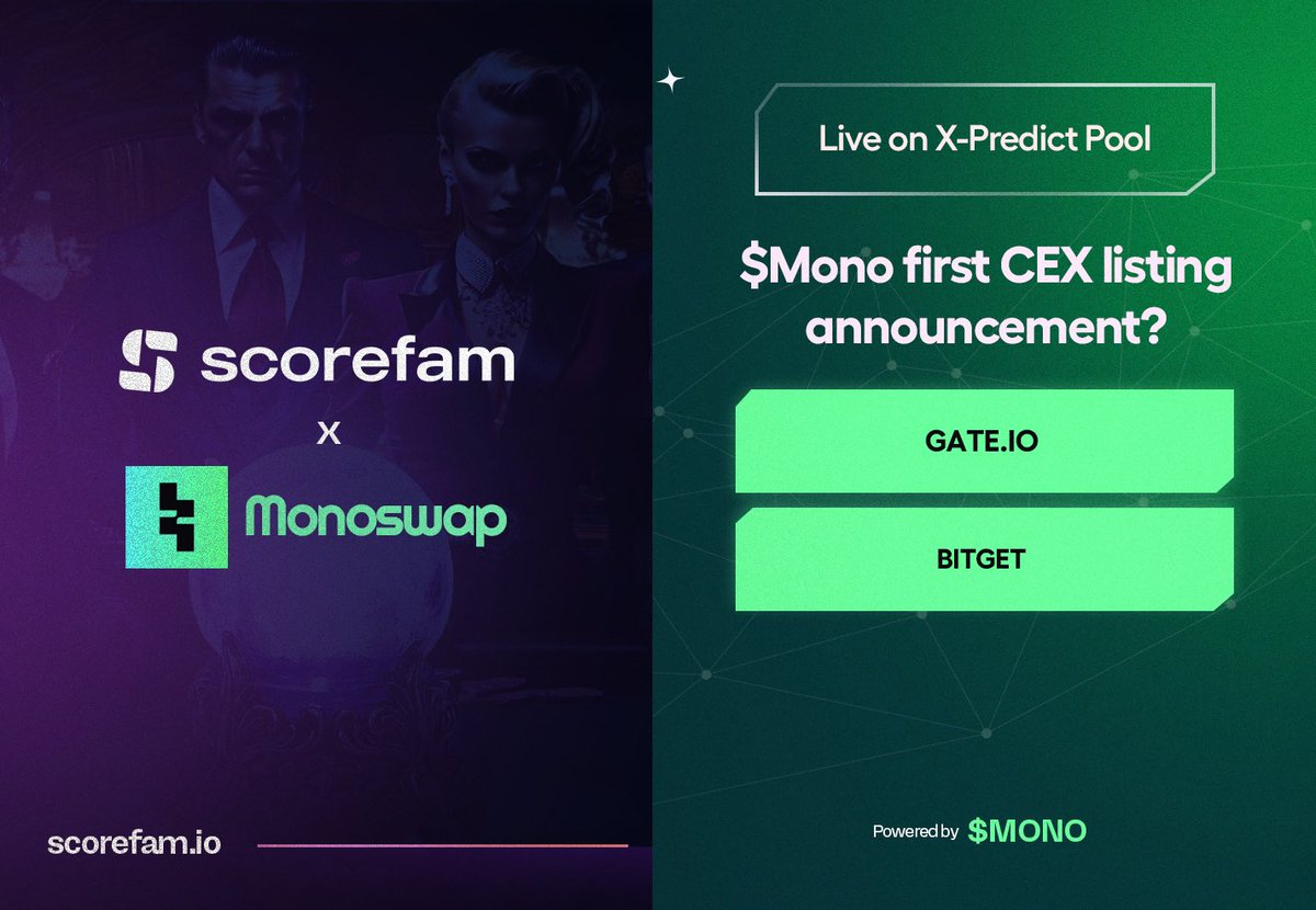 Digital_Diary1's tweet photo. 🥅 @Monoswapio has thrilled to announce its partnership with @Scorefam_io
🥅 #Scorefam is the first blockchain risk-profiled betting platform that enables fans to earn their own way.
🔽VISIT
https://t.co/G0di4fEDxP
#DigitalDiary https://t.co/YJfPvtiigl