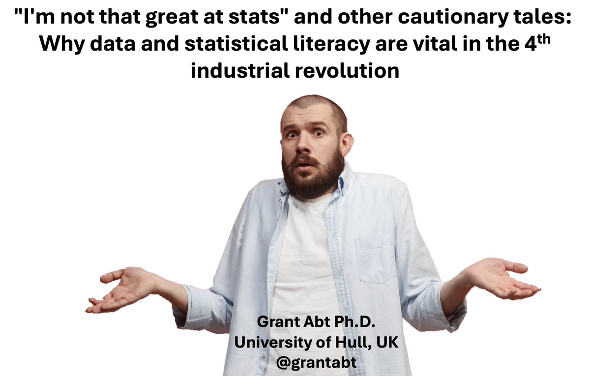 grantabt's tweet photo. An enjoyable session today @E_C_S_S with @JennyMurphy2 and @francoimpell.   

I talked about the need to improve our statistical literacy and prioritising conceptual understanding over methods (e.g., t-test) in our teaching.  

Link below to my slides.

https://t.co/24cK6ZVEdY https://t.co/GIIGRprNHd