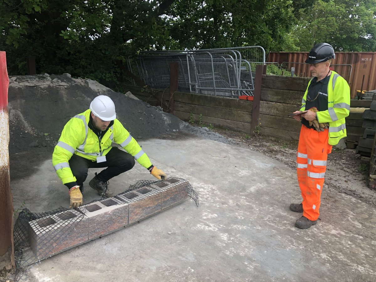 Tobermore's tweet photo. Tobermore's Retaining Wall Manager Alex met with @balfourbeatty Living Places to present Secura

Engineered for efficiency, Secura is a mortarless retaining wall system, reducing the need for specialist plant

We look forward to working closely with BBLP on projects in the future https://t.co/FXIwEsGdme