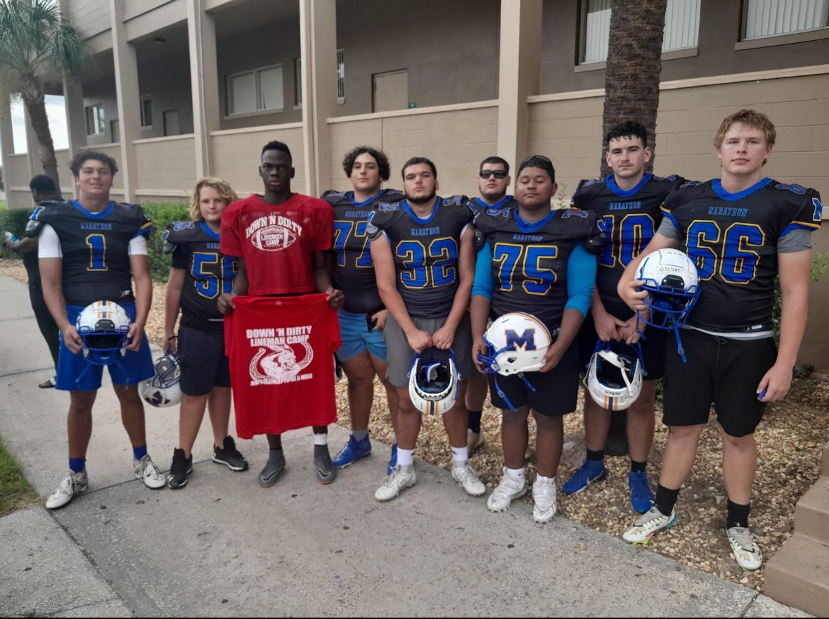 SeanMhs's tweet image. 11 dolphins attended the down and dirty linemen camp hosted by @WebberFB Our ‘25 Fab Louis Jeune was honored as one of the top pass rushers at the camp. Great job fellas and thank you again to Webber’s staff! Go fins!
