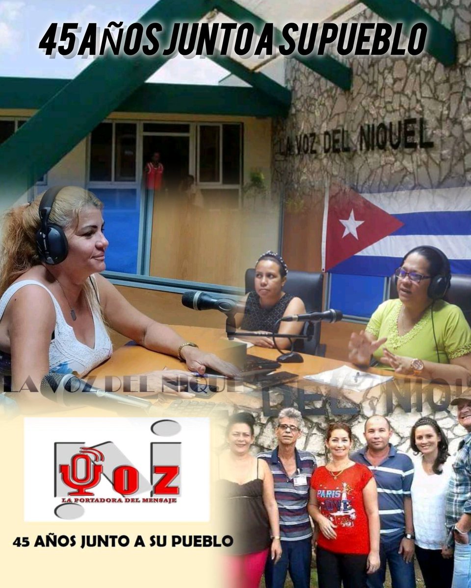 La voz del Níquel en 26 y esperando su aniversario 45 junto a su pueblo. " Muchas felicidades".
#PCCMoaTrabajaYEnaltece
