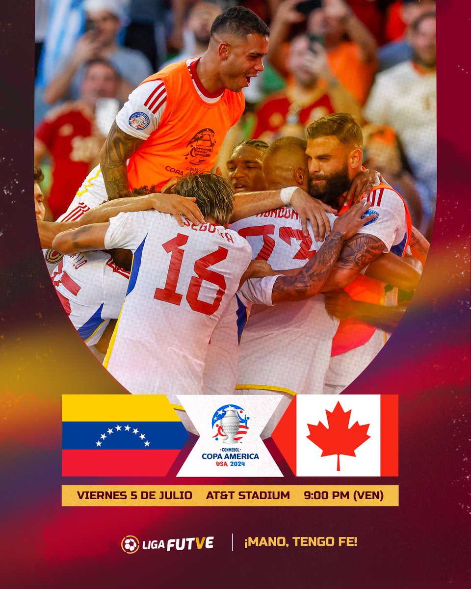 🙌🏼 • Once jugadores en el campo y millones fuera alentando. ¡Todos juntos por la historia! 🇻🇪

🤩 • ¡Nuestra fe está alterada! ¡Vamos, <a href="/SeleVinotinto/">La Vinotinto</a>! 

#SiempreVinotinto
#VenezuelaEsFUTVE