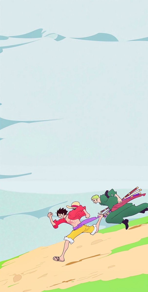 this Luffy and Zoro wallpaper 🤩