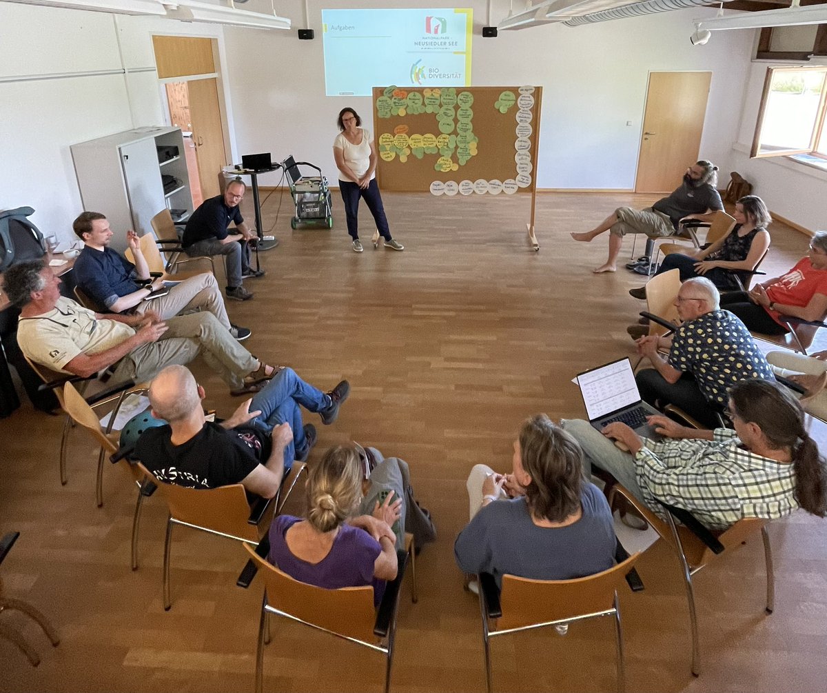 Klausur des Biodiversitätsrats: intensive, produktive und konstruktive Planung der zukünftigen Aktivitäten für mehr #Biodiversität in Österreich im NP Neusiedlersee.